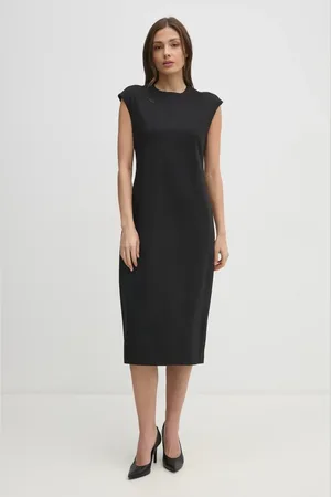 Calvin Klein Sukienka kolor mini rozkloszowana LV044B012G