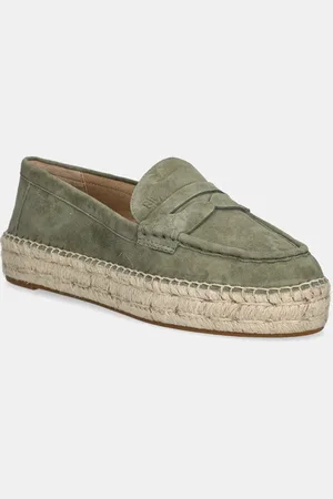 Ralph Lauren Espadryle zamszowe Luize Loafer kolor 802953958008