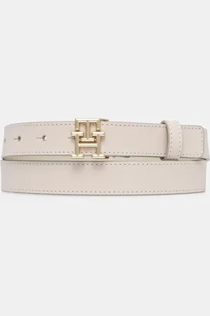 Tommy Hilfiger Pasek skórzany damski kolor AW0AW17248