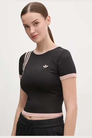 adidas T-shirt KNITTED 3S TEE damskie kolor JJ0960