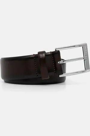 HUGO BOSS Pasek skórzany męski kolor 50482241