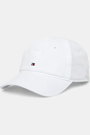 Tommy Hilfiger Czapka z daszkiem bawełniana kolor gładka AM0AM13159