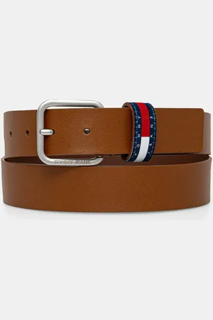 Tommy Hilfiger Pasek skórzany męski kolor AM0AM12337