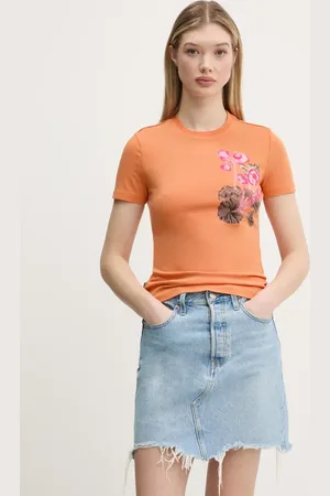 Desigual T-shirt BOTANICAL LA damski kolor 25SWTK48