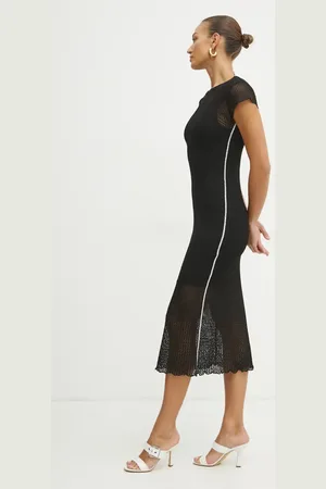 Pinko Sukienka kolor maxi prosta 104643 A2EB