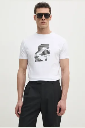 Karl Lagerfeld T-shirt męski kolor z nadrukiem 551221.755088