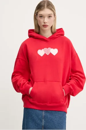 Hollister Bluza damska kolor z kapturem z aplikacją KI352-5132