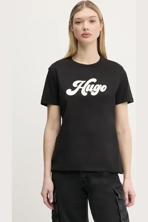 HUGO BOSS T-shirt bawełniany damski kolor 50539101