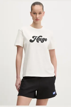 HUGO BOSS T-shirt bawełniany damski kolor 50539101