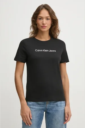 Calvin Klein T-shirt bawełniany damski kolor LV047AB805
