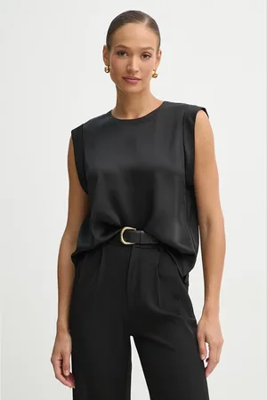 HUGO BOSS Bluzka damska kolor gładka 50534865