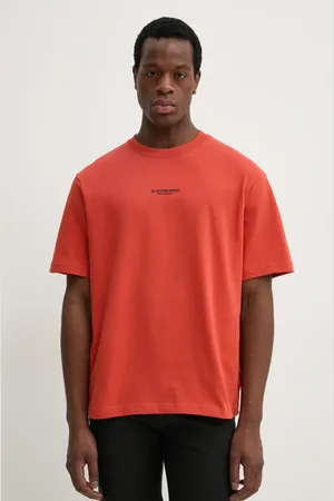 G-Star T-shirt bawełniany męski kolor z aplikacją