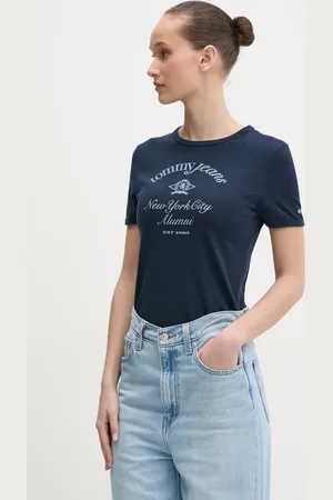 Tommy Hilfiger T-shirt bawełniany damski kolor DW0DW20323