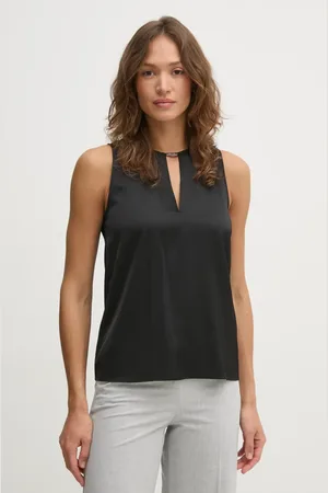 Calvin Klein Bluzka damska kolor gładka K20K208190