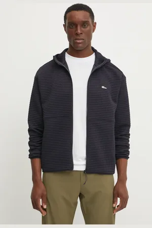 Jack Wolfskin Bluza Mogari męska kolor z kapturem gładka A63849