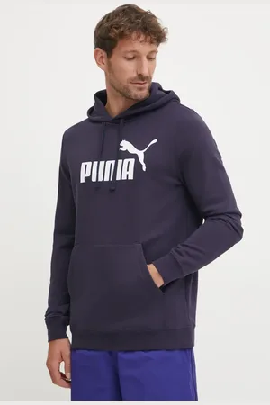 PUMA Bluza męska kolor z kapturem z nadrukiem 682572