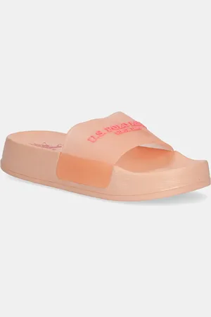 U.S. Polo Assn. Klapki AMAMI damskie kolor na platformie AMAMI009W/5G2