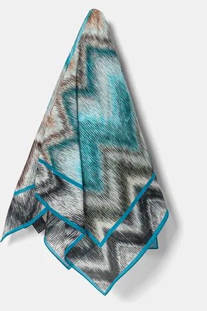Missoni Apaszka bawełniana damska kolor wzorzysta BD74CODA058