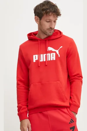 PUMA Bluza męska kolor z kapturem z nadrukiem 682572
