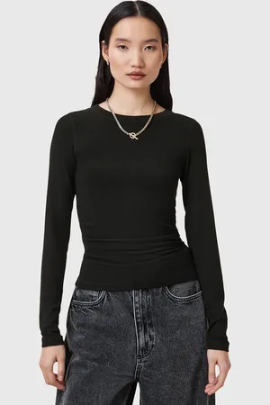 AllSaints Bluzka BEC damska kolor gładka W067JC