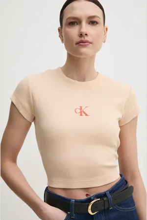 Calvin Klein T-shirt damski kolor LV047AB802