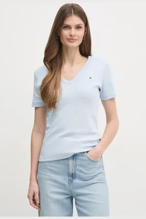Tommy Hilfiger T-shirt bawełniany damski kolor WW0WW40584