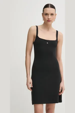 Calvin Klein Sukienka kolor mini rozkloszowana J20J225272