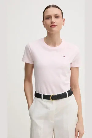 Tommy Hilfiger T-shirt bawełniany damski kolor WW0WW44433