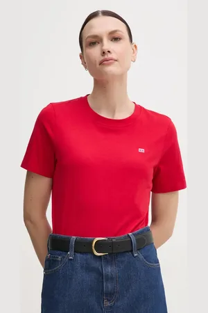 Tommy Hilfiger T-shirt bawełniany damski kolor WW0WW45522