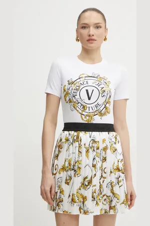 VERSACE T-shirt damski kolor 78HAHC01 CJ02C