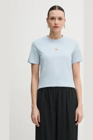 Calvin Klein T-shirt bawełniany damski kolor J20J225243