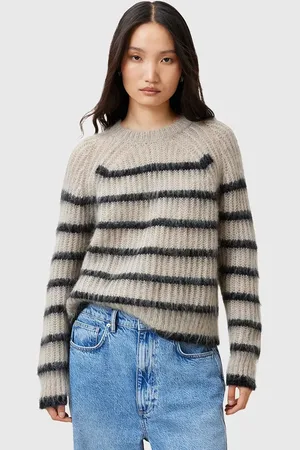 AllSaints Sweter wełniany RIGA damski kolor W013KC