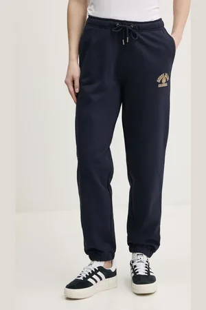 Guess Spodnie dresowe bawełniane damskie kolor z nadrukiem W5RB63 K68I4
