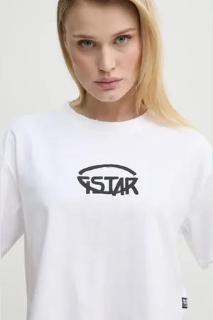 G-Star T-shirt bawełniany damski kolor D26239-C336