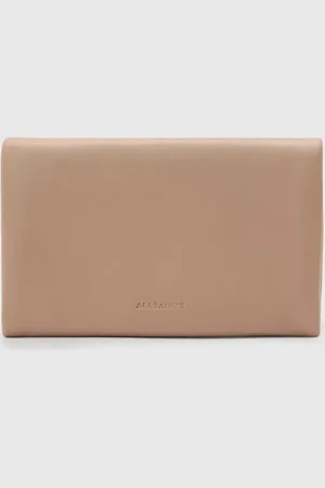 AllSaints Portfel skórzany HARLUNA damski kolor W375XC