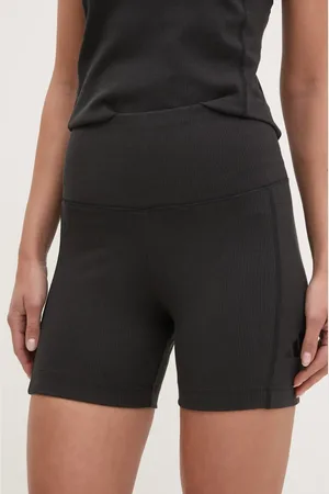 adidas Szorty ALL SZN RIB damskie kolor gładkie high waist JJ1231