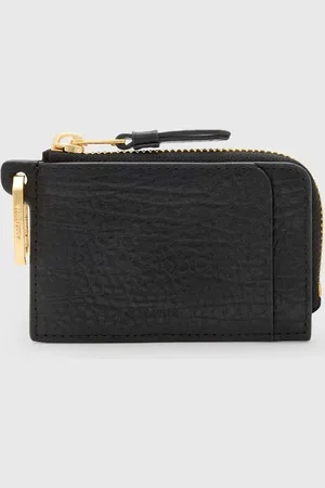AllSaints Portfel skórzany REMY damski kolor W260XC