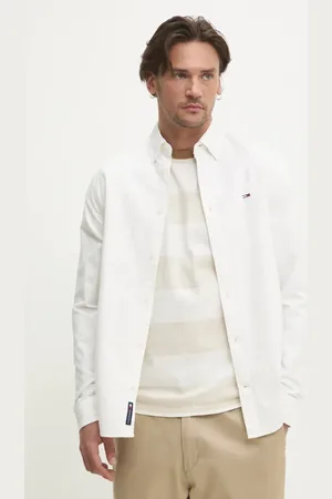 Tommy Hilfiger Koszula bawełniana męska kolor regular z kołnierzykiem button-down DM0DM21298