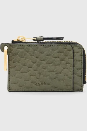 AllSaints Portfel skórzany REMY damski kolor W132XC