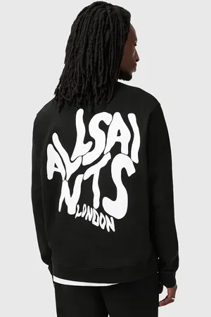 AllSaints Bluza bawełniana ORLANDO męskie kolor z nadrukiem M056NB