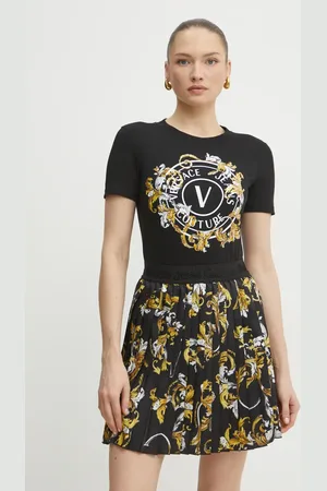 VERSACE T-shirt damski kolor 78HAHC01 CJ02C