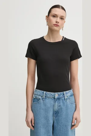 Calvin Klein T-shirt bawełniany damski kolor J20J225540