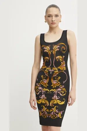 VERSACE Sukienka kolor mini dopasowana 78HAO9P6 JS473