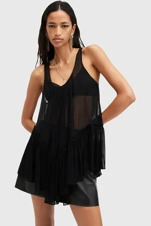 AllSaints Bluzka RACH damska kolor gładka W008PB