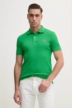 Lacoste Polo bawełniane kolor gładki PH4012