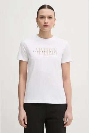 Calvin Klein T-shirt bawełniany damski kolor J20J225259