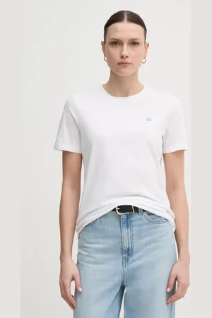 Tommy Hilfiger T-shirt bawełniany damski kolor WW0WW45522