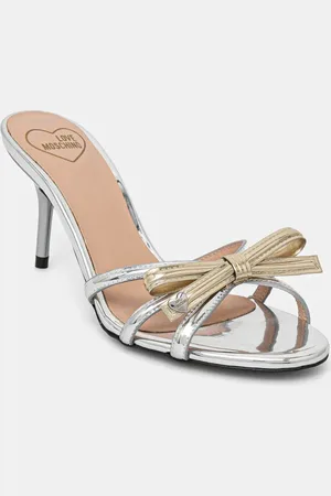 Moschino Klapki damskie kolor na szpilce JA28036G1MJE190A