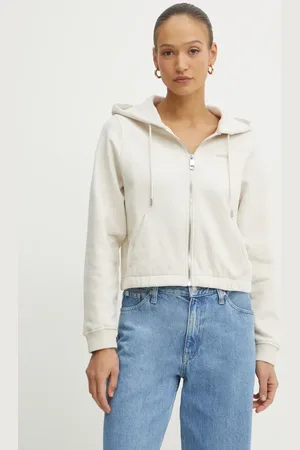 HUGO BOSS Bluza bawełniana damska kolor z kapturem gładka 50531834