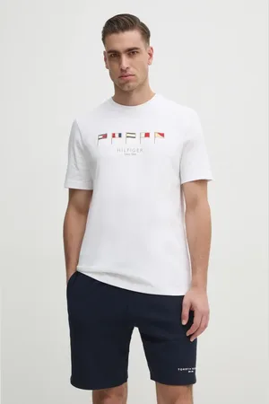 Tommy Hilfiger T-shirt bawełniany męski kolor z aplikacją MW0MW38616